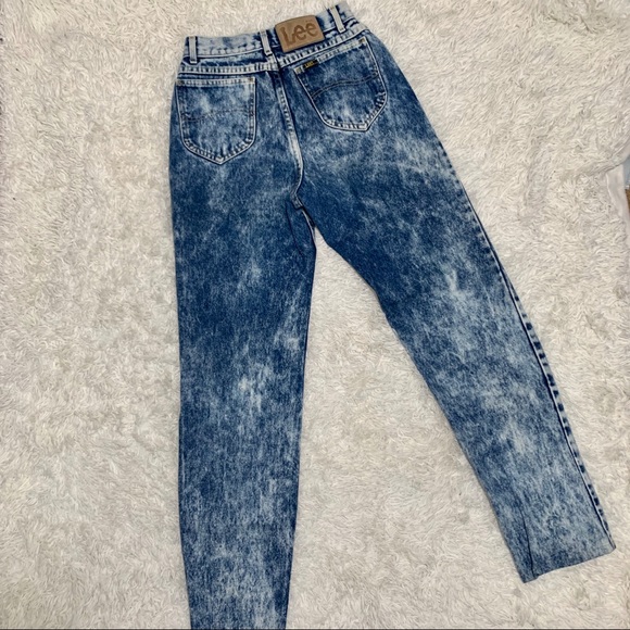 Lee Denim - Lee Vtg 80’s Bleach Wash High Waisted Mom Jean 0